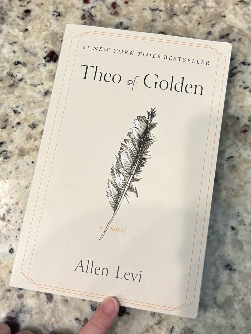 Theo of Golden by Allen Levi 2023 edition paperback novel book club book